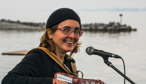 Linda Trillhaase bei den Folktagen Ilmenau 2017