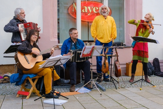 Feuertanz mit Strassenmusik in Ilmenau