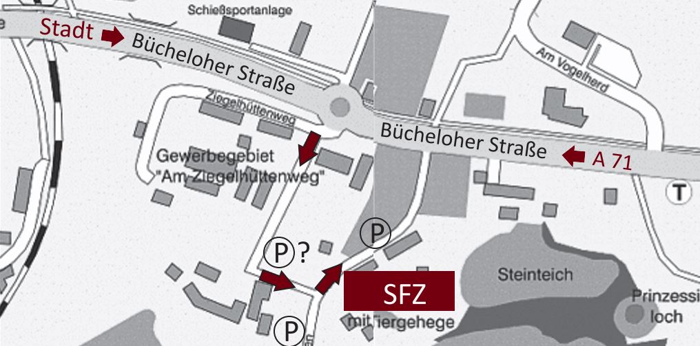 Lageplan Veranstaltungen Folktage Ilmenau