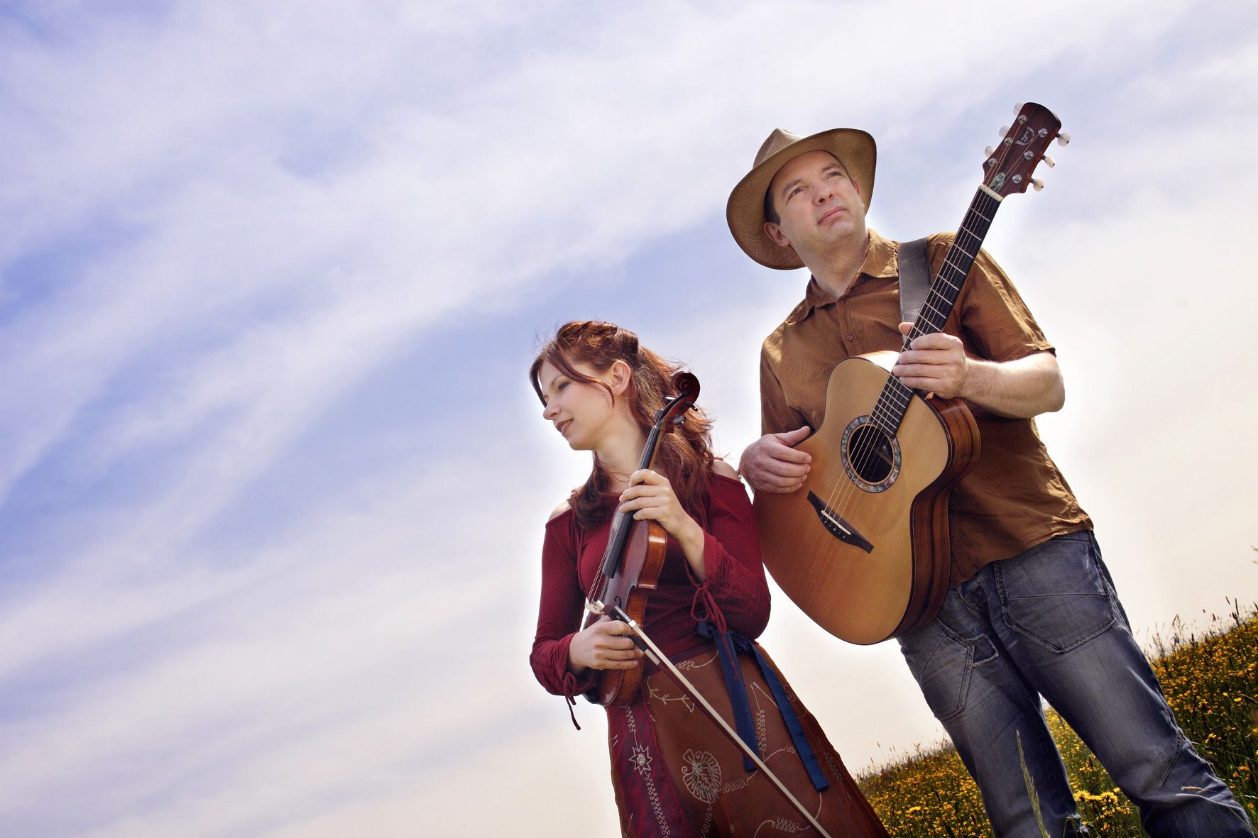 Duo Gudrun Walther und Jürgen Treyz bei den Folktagen Ilmenau 2021