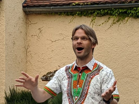 Wolfgang Steudel bei den Folktagen Ilmenau 2024